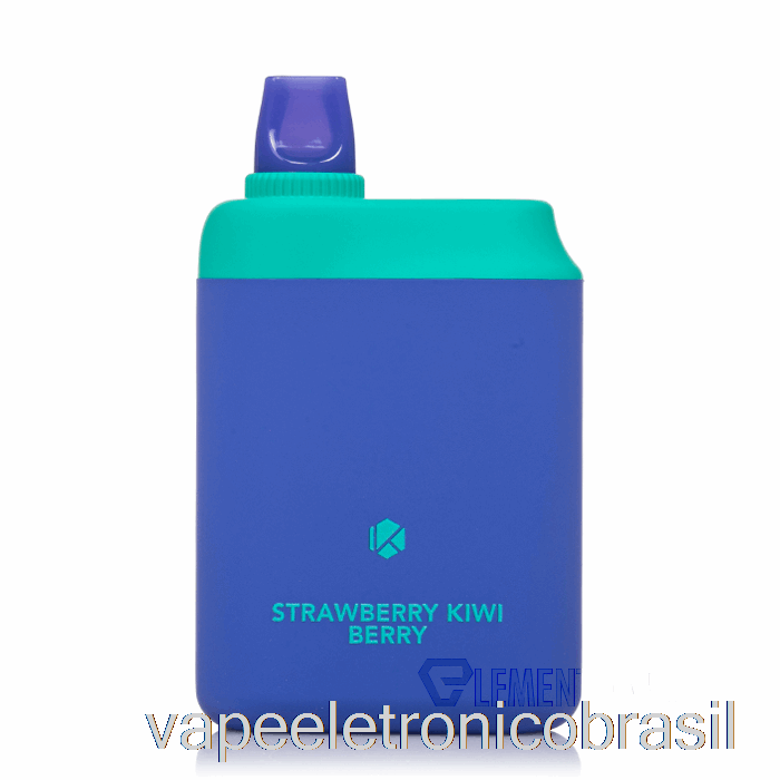 Vape Recarregável Kadobar X Pk Marcas Pk5000 Descartável Morango Kiwi Berry